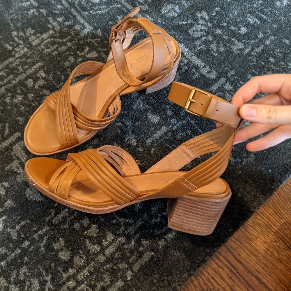 NEVER WORN Madewell brown leather sandals